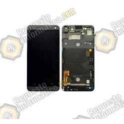 Pantalla (LCD+TACTIL+MARCO) HTC ONE M8 831C NEGRA