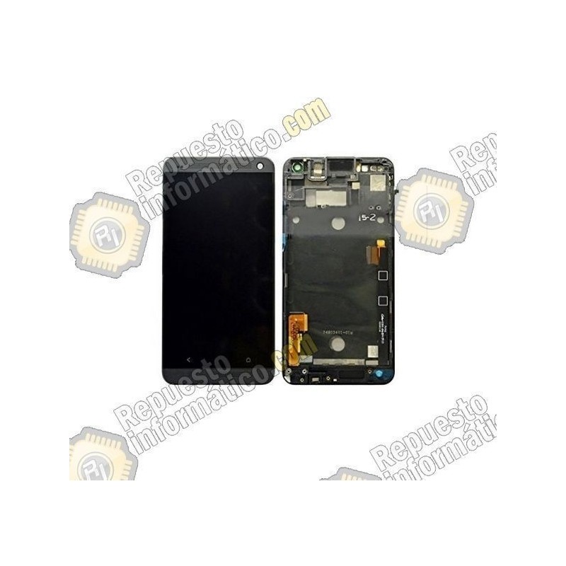 Pantalla (LCD+TACTIL+MARCO) HTC ONE M8 831C NEGRA