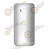Tapa trasera HTC ONE M8 (831C) (gris) (Desmontaje)