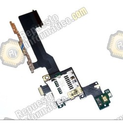 Flex Lector Memoria SD + Botones Laterales Original HTC One M9