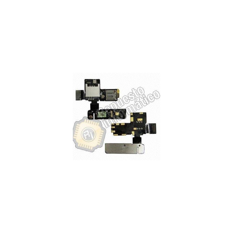 Flex conector SIM y lector micro SD para HTC One SV C525E