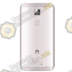 Tapa trasera sin lentilla+ embellecedores - plata Huawei G8, Gx8 (Nueva)