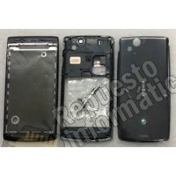Carcasa frontal y trasera Xperia arc s lt18, LT18i NEGRA