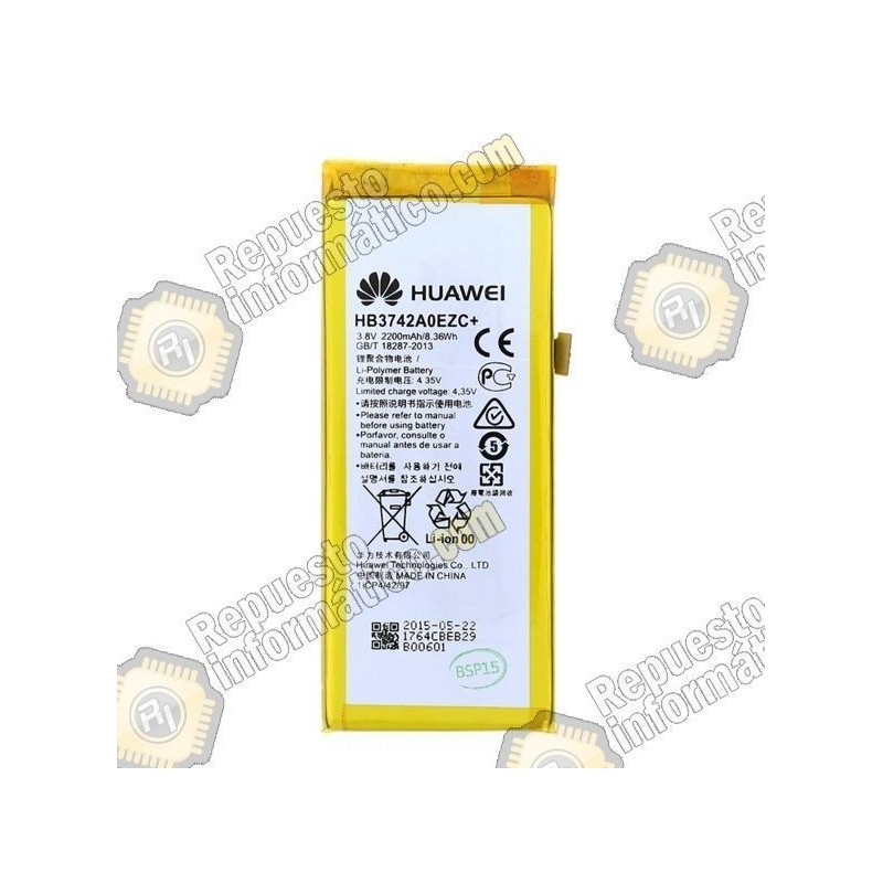 Bateria Original Huawei Ascend P8 Lite (HB3742A0EZC)  2200mAh