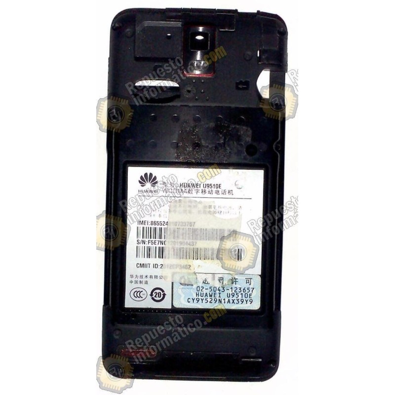 Carcasa Intermedia Huawei U9510 E (Negra) (Desmontaje)