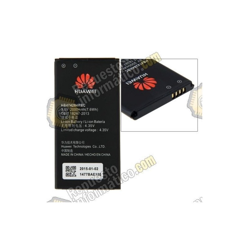 Bateria Original Huawei Ascend Y550 Y635, Y625, G620, G601 (HB474284RBC) (Desmontaje)