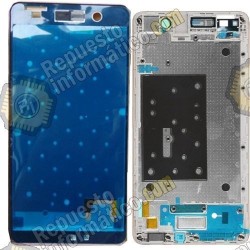 Carcasa Frontal Blanca - Cromado Huawei G play mini, Honor 4c