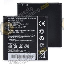 Bateria Huawei Ascen G600 y G500 (HB5R1V) 2000 mAh