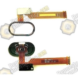 Flex Boton Home Lector De Huellas Meizu MX5 (BLANCO)