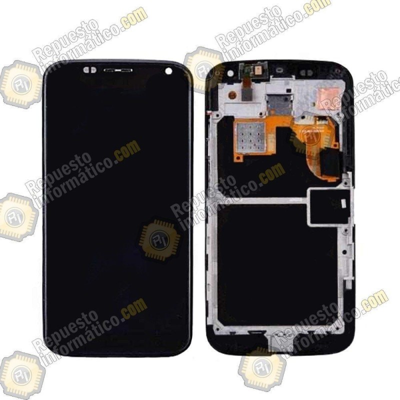 PANTALLA  completa MOTOROLA MOTO X XT1060 NEGRA (Con marco 