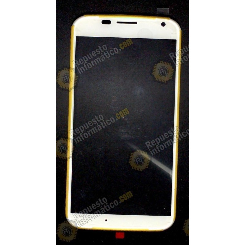 Tactil con marco blanco Motorola Moto X XT1060