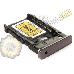 Bandeja Sim negra Original Motorola X2 XT1096