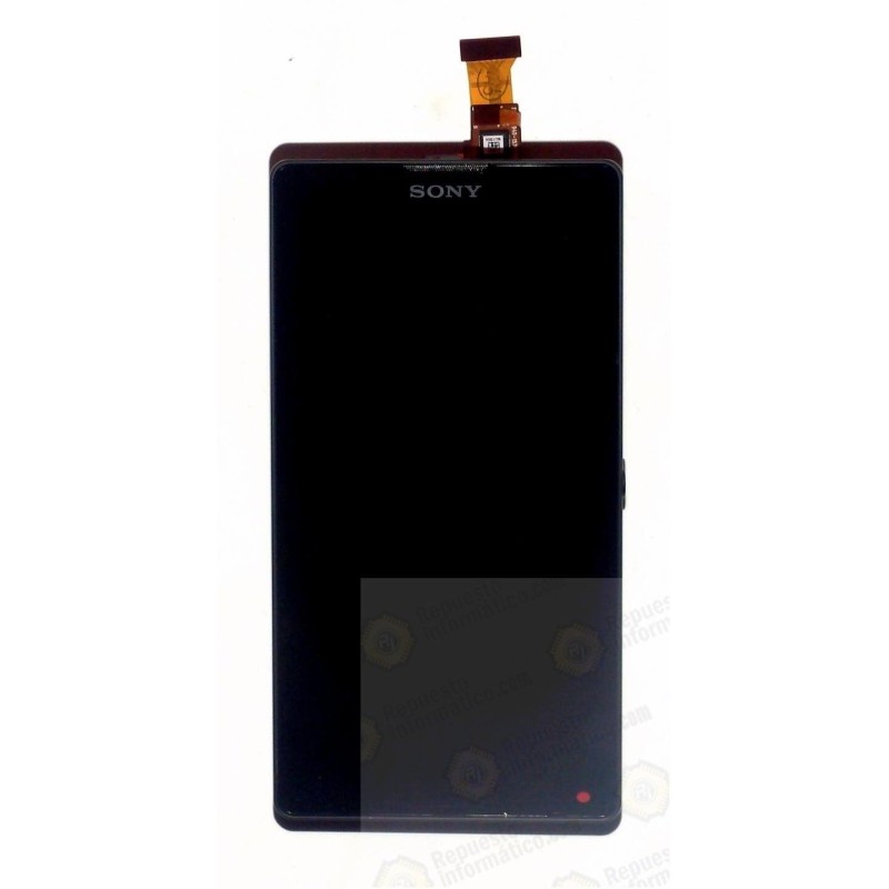 PANTALLA LCD + TACTIL COMPLETA CON MARCO NEGRA XPERIA ZL L35H / C6502