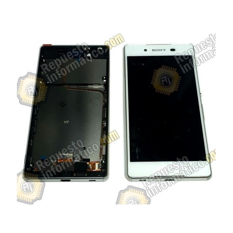 Pantalla (Lcd+Tactil+marco) Blanca Xperia Z4, Z3+  E6553)(Plus)