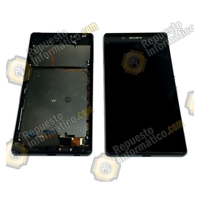 Pantalla (Lcd+Tactil+marco) negra Xperia Z4, Z3+ E6553)(Plus)