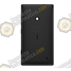Carcasa trasera NEGRA original Nokia Lumia 520 semi-usada