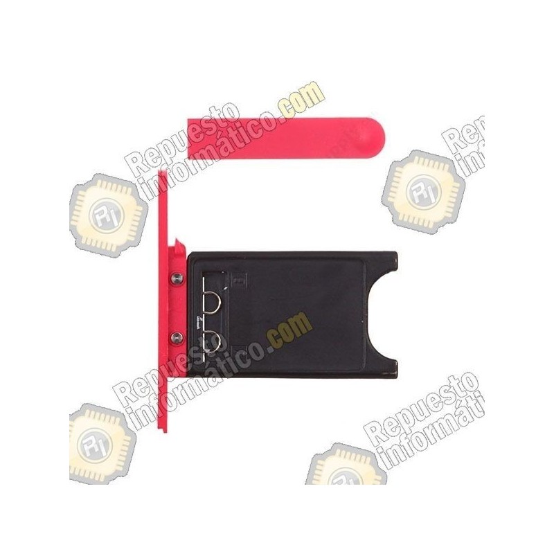 Bandeja Porta Sim Roja Nokia Lumia 520