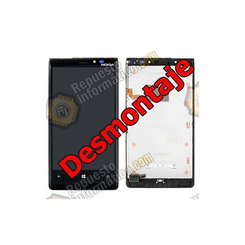 Pantalla (tactil+lcd+marco) Nokia Lumia 920 (Desmontaje)