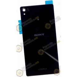 Tapa trasera para Sony Xperia Z3 D6603 negra (nueva)