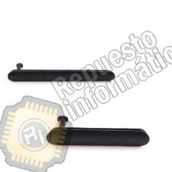 Set de Tapas Laterales SIM+USB (NEGRO) Xperia Z3 (D6603, D6616, D6643, D6653)