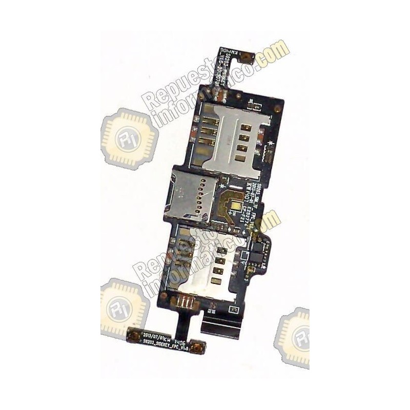 Flex Dual SIM Lector Micro SD WIKO DARKNIGHT