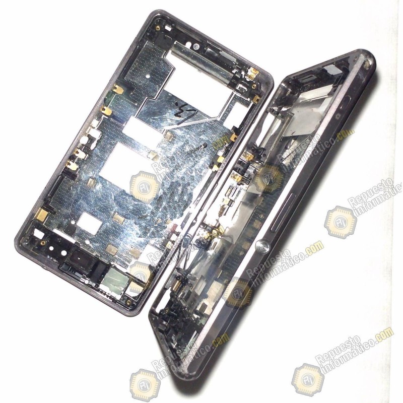 Marco metalico gris Xperia Z3 Compact (Desmontaje)