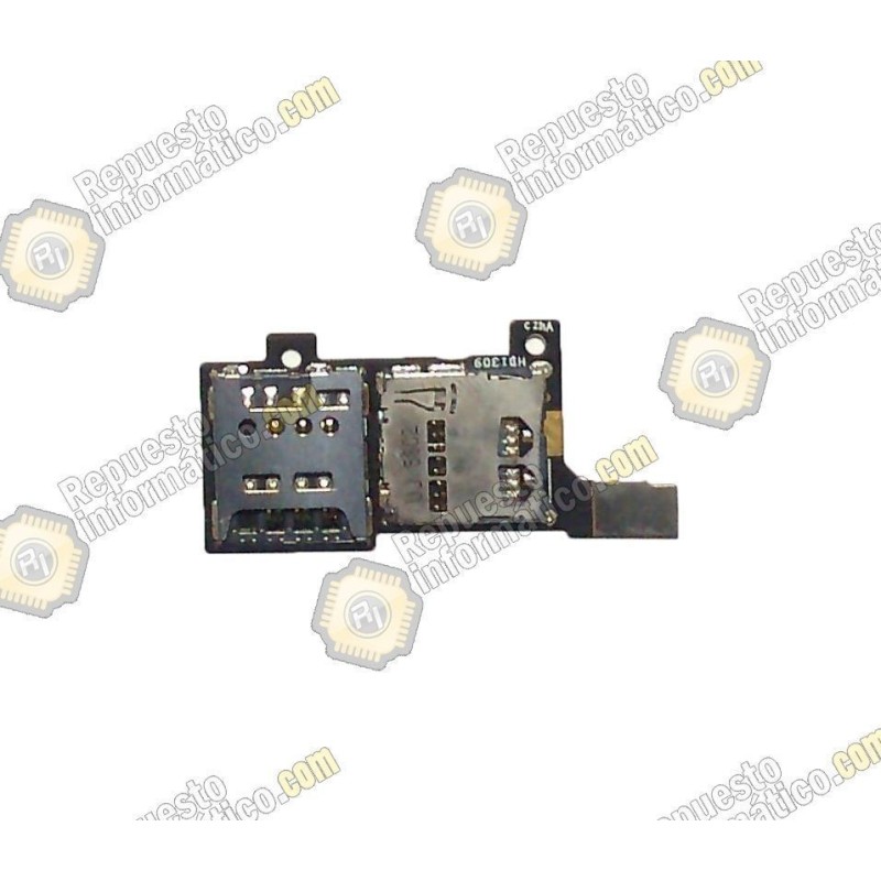 Flex lector SIM + Micro SD  ZTE Blade Apex (Desmontaje)