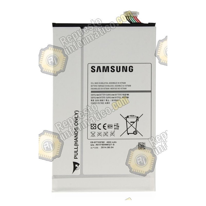 Bateria Galaxy tab S T700/T705 (8.4") (EB-BT705FBE) (NUEVA)