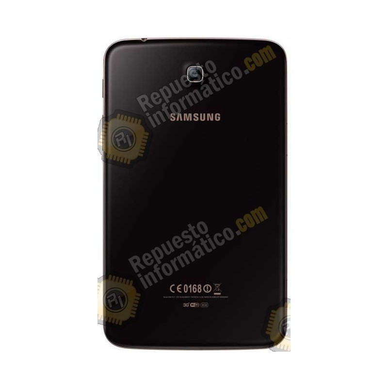 Tapa trasera +Bisel (marco) GALAXY Tab 3 / T310 marron y dorado